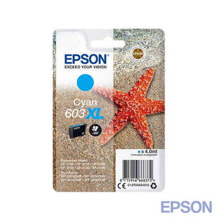 EPSON 603 XL / CYAN - azúrová