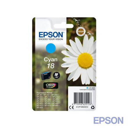 Epson 18 Claria Ink Cyan