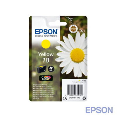 Epson 18 Claria Ink Yellow