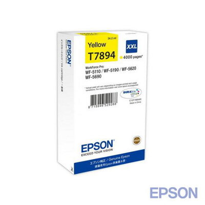 Epson T7894 XXL DURABrite Ultra Ink Yellow