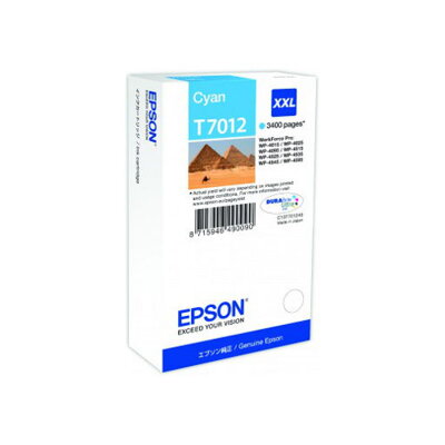 EPSON INK T7012 XXL / CYAN - azúrová