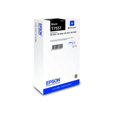 EPSON INK T7551 XL / BLACK - čierna