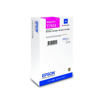 EPSON INK T7553 XL / MAGENTA - purpurová