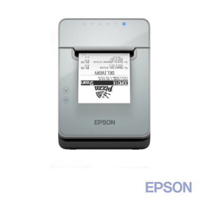 Epson TM-L100 (101): USB + Ethernet + Serial, Black, PS, EU, Liner-Free