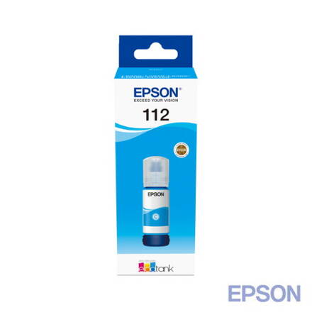EPSON 112 ECOTANK / CYAN - azúrová